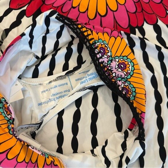 Trina Turk Ibiza Halter Bikini Set with Poncho Coverup 3-Piece Size Medium NWT - Picture 14 of 16